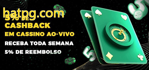 Promoções do cassino ao Vivo hatpg.com